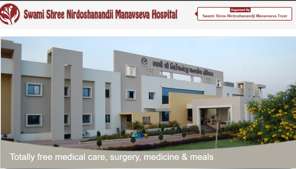 Covid Care Center Fundraising for Shri Nirdoshanandji Hospital, Timbi,  Gujarat, India – Doctors Goodwill Foundation